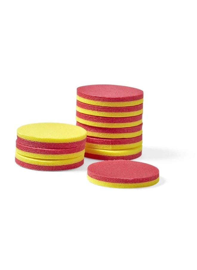 hand2mind - hand2mind Foam Two-Color Counters, Red and Yellow Counters, Counting Manipulatvies, Math Counters for Kids, Counting Chips, Math Manipulatives, Math Bingo Chips, Counters for Kids Math (Pack of 200) - Image 1