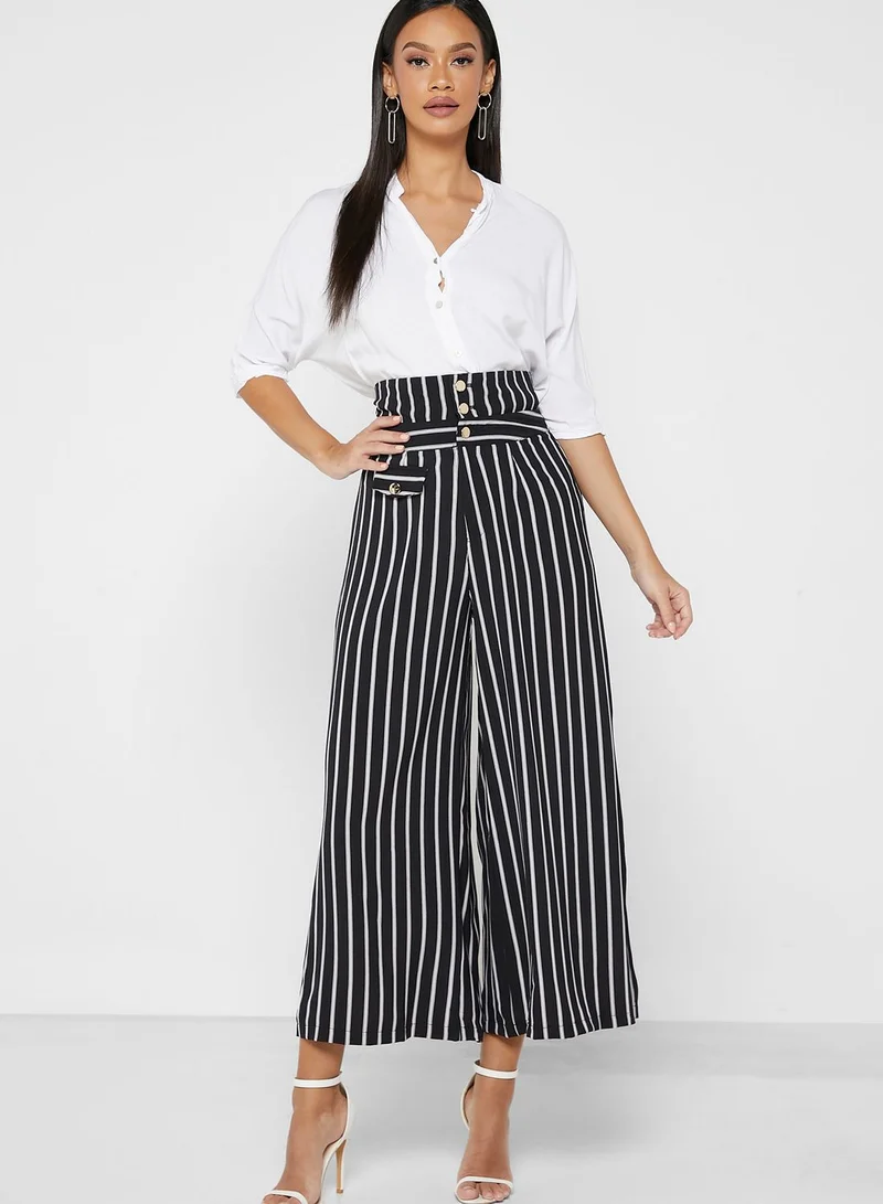 ELLA High Waist Stripe Pants