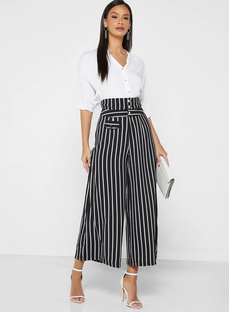 ELLA High Waist Stripe Pants