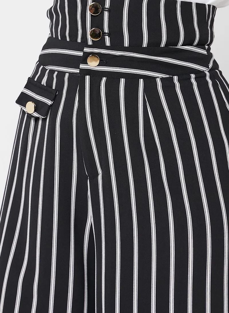 ELLA High Waist Stripe Pants