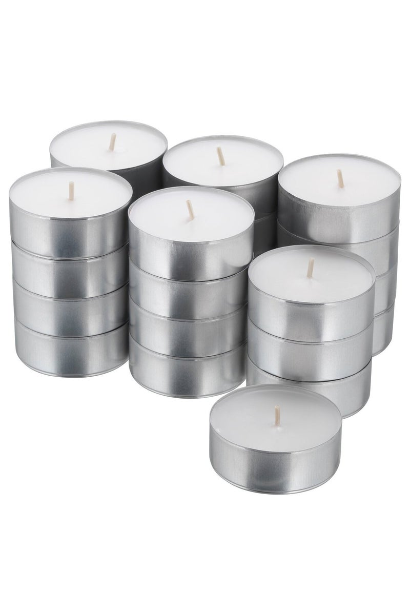 شمعة غير معطرة في كوب معدني - Image 1