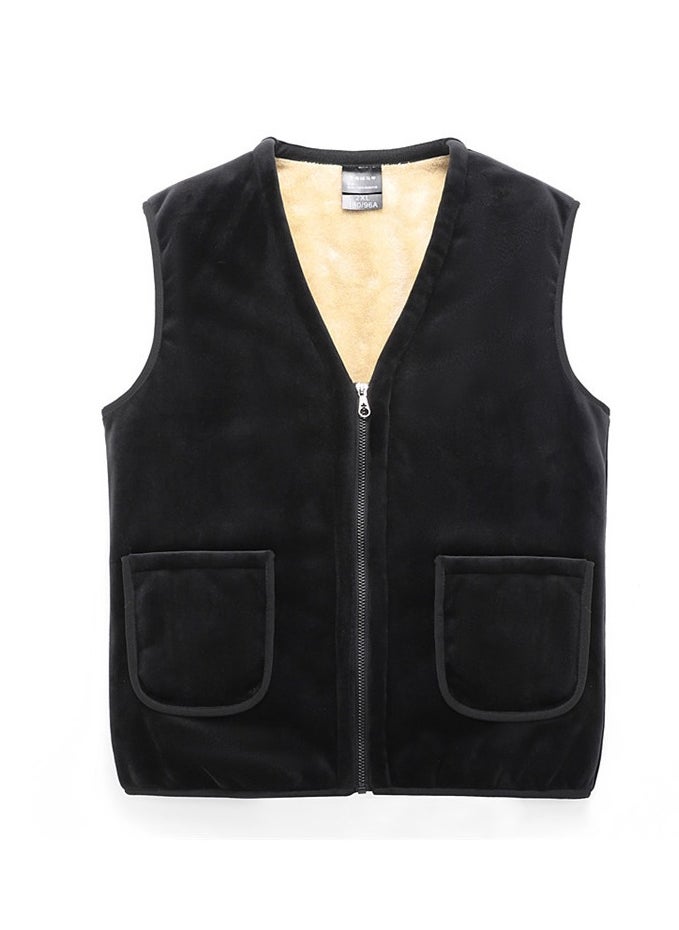 NIBEMINENT Winter Men's Double-sided Fleece Vest Autumn And Winter Thick Waistcoat  - Image 2