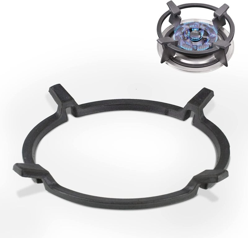 Luckam Universal Cast Iron Wok Pan Support Rack, Stand Non Slip Cooktop Range Pan Rack, Stove Accessories for Kitchen Wok, Cooktop, Cooking Pot (Diameter: 16cm) - Image 1