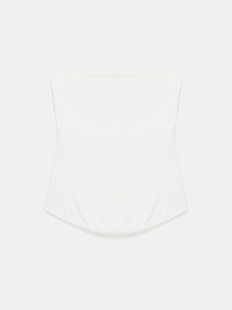 DILVIN Women’s Strapless Crop Bandeau Top - Image 5