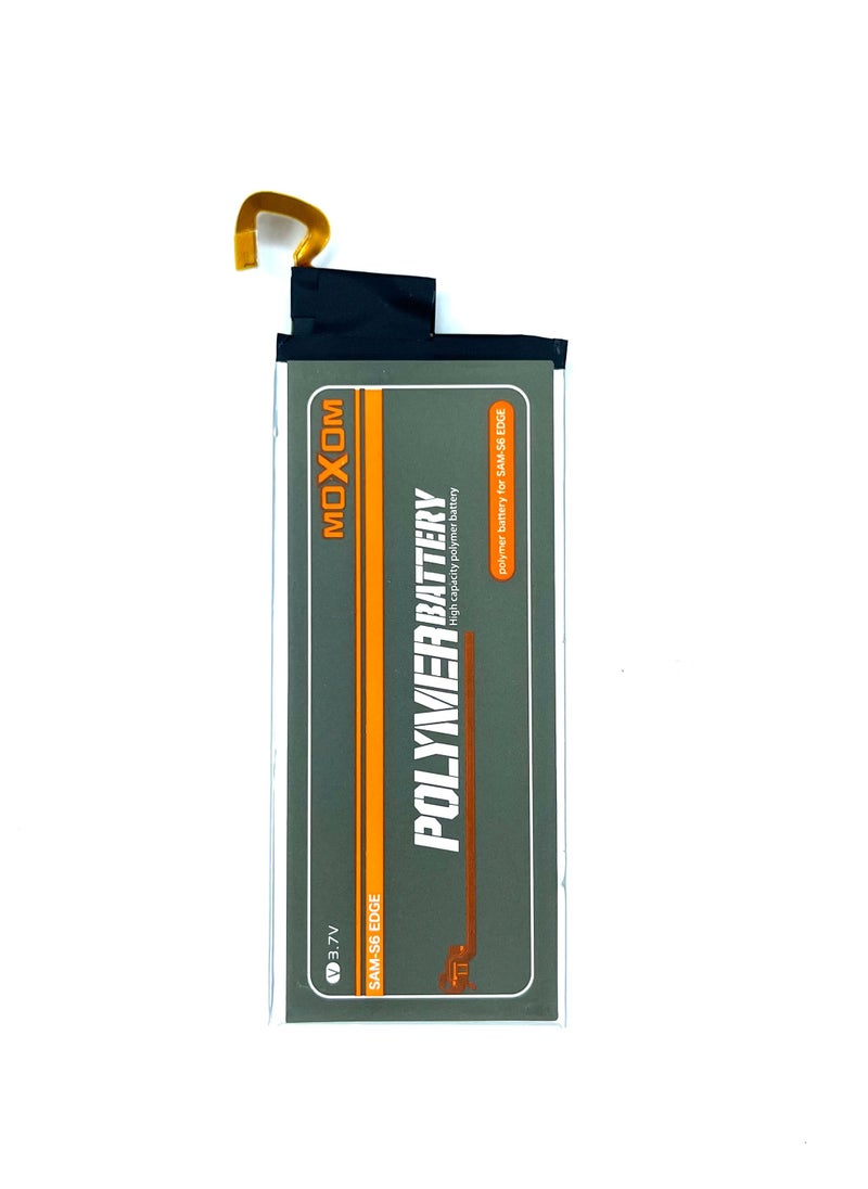 MOXOM 2600 mAh Replacement High capacity Polymer Battery For Samsung Galaxy S6 Edge  - Image 1