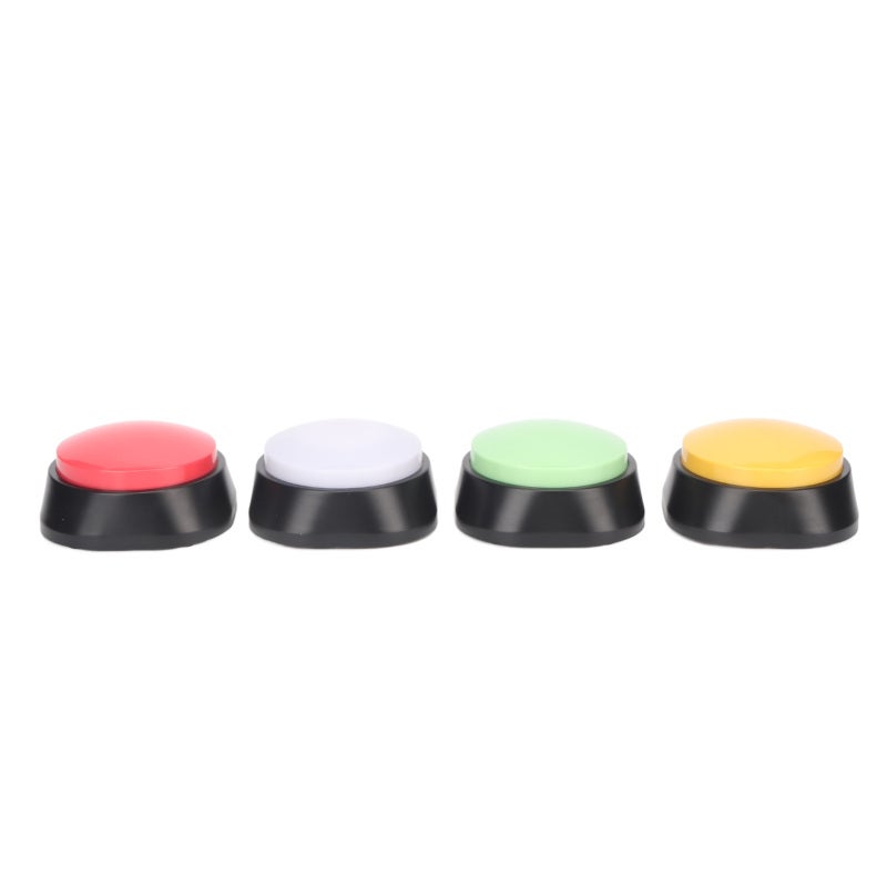 Dog Buttons: 30-Second Recording, Easy Operation, Durable ABS Pet Training Buttons - Customizable Sound Pet Communication Buttons for Pet Training, Children’s Learning, Party Games - Image 2