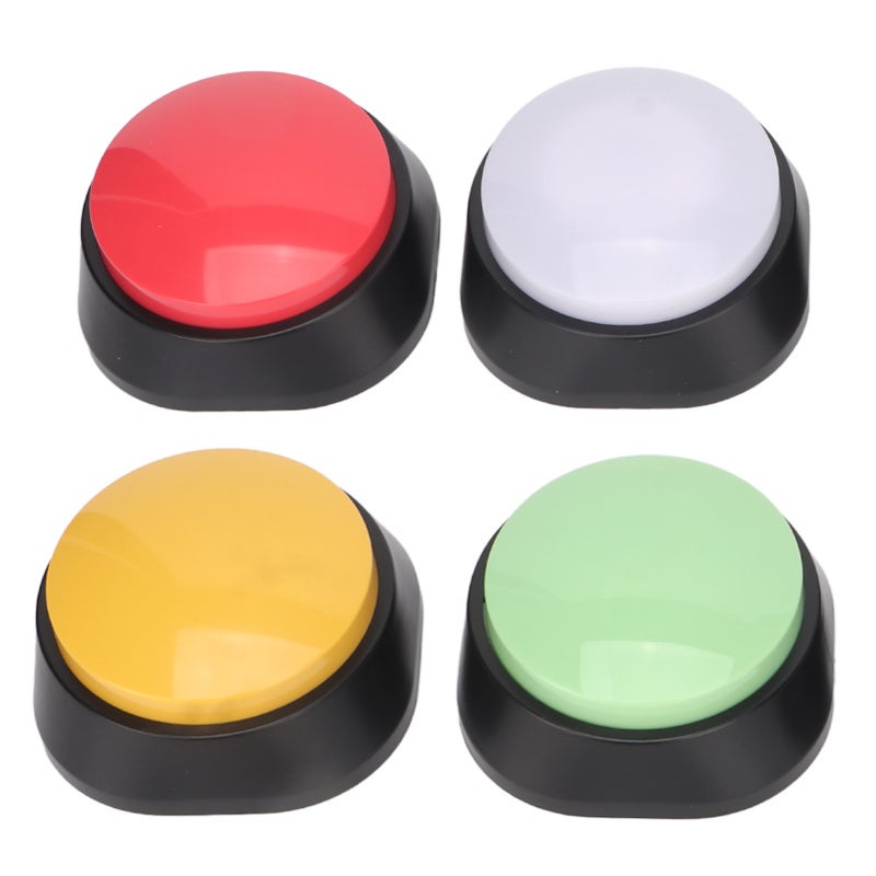 Dog Buttons: 30-Second Recording, Easy Operation, Durable ABS Pet Training Buttons - Customizable Sound Pet Communication Buttons for Pet Training, Children’s Learning, Party Games - Image 1