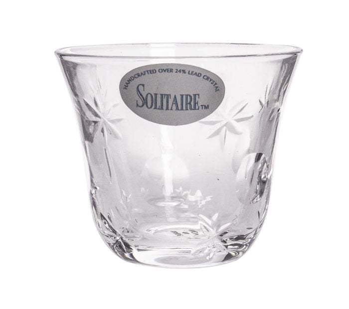 السيف طقم فناجين قهوة كريستال، 6 قطع – نقوش زهرية، صناعة يدوية هندية