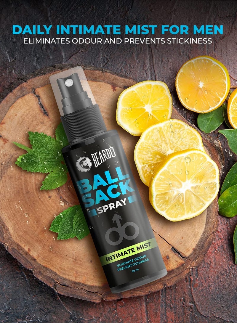Beardo Intimate Care Spray For Men, 50ml | Intimate Care Spray for Fresh, Clean and Dry Balls | Intimate Hygiene Body Spray for Men; Prevents Odor, itch | - Image 5