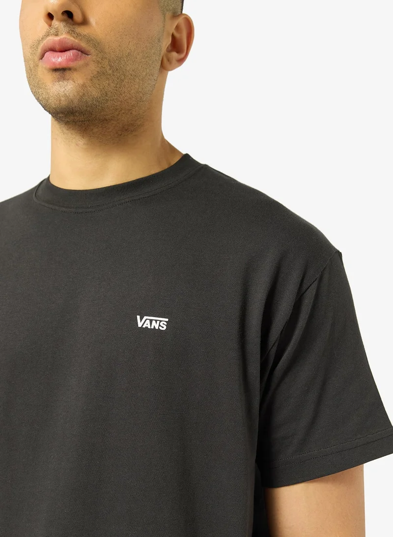 Vans BLACK Left Chest Logo T-Shirt for Men | Best Price UAE