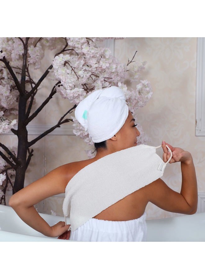 Daily Concepts USA. Stretch Wash Cloth, MicroFibre, Removes BlackHeads, Exfoliating Properties, Reusable, Multipurpose, For Bath & Shower. - Image 4