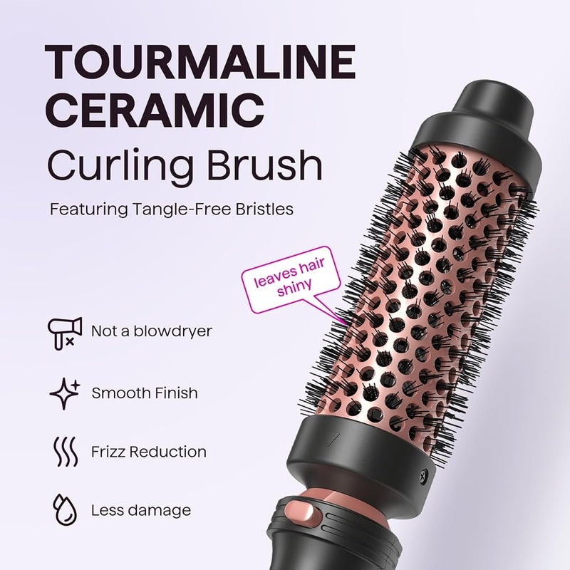 Wavytalk 5 in 1 Curling Wand Set, Multi Curl, Curling Iron Set with Thermal Brush and 4 Interchangeable Ceramic Barrels (0.5”-1.25”), Dual Voltage Hair Curler with Less Heat Damage, Instant Heat Up - Image 4
