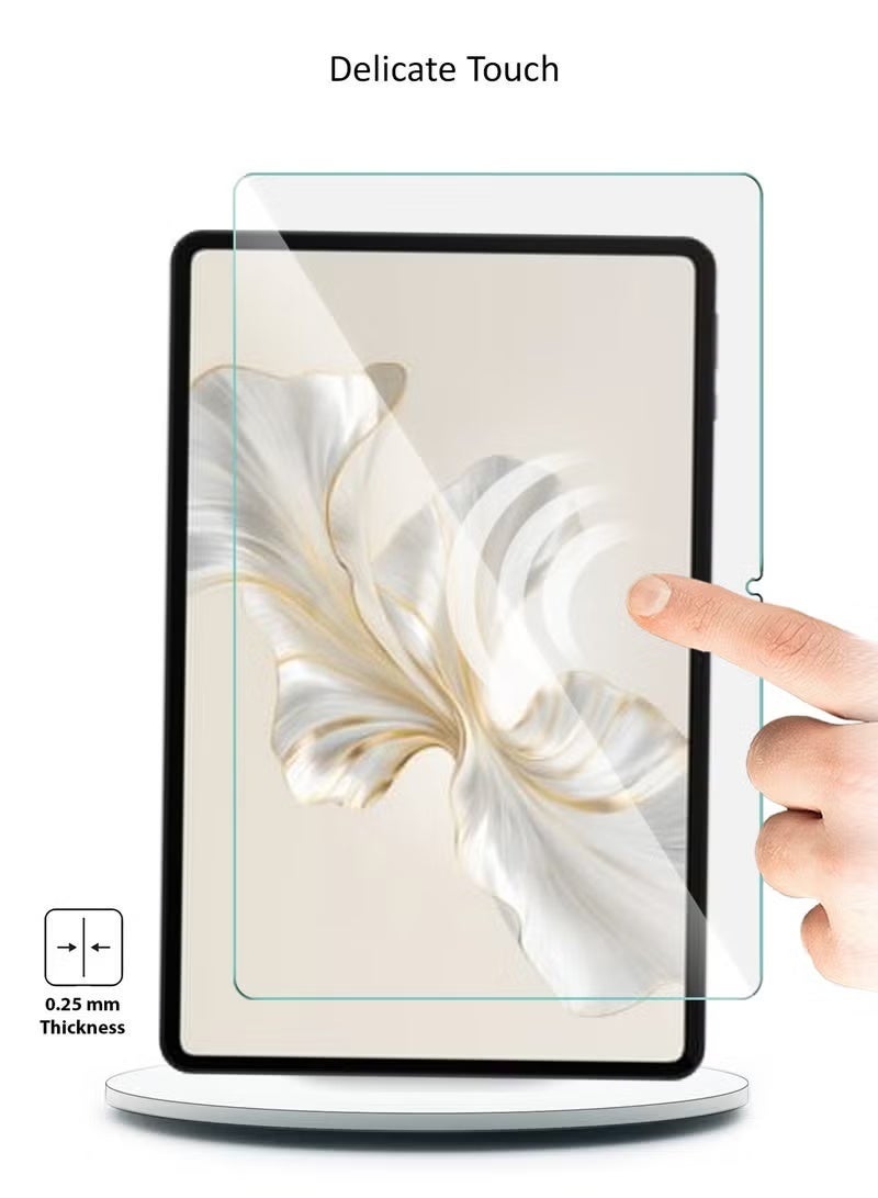 حياة الكثبان واقي شاشة لجهاز Honor Pad 9 / Pad 9 Pro (2023) مقاس 12.1 بوصة، زجاج مقوى 9H، وضوح فائق الوضوح، مقاوم للخدش، سهل التركيب - Image 3