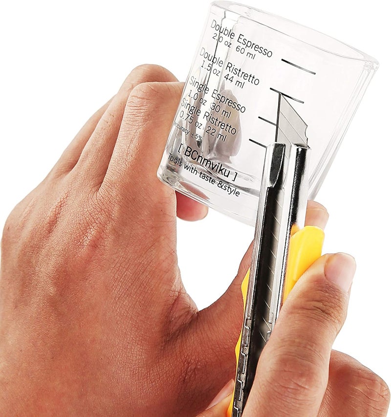 BCnmviku Espresso Shot Glass Liquid Heavy Sturdy Glass Shot Glasses Measuring cup Wine Glass 6 Pack 2oz/60ml By (Sturdy 6Pack) - Image 3