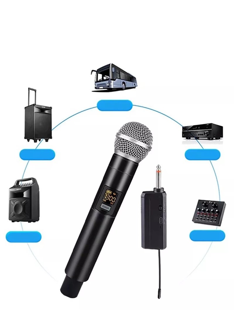 Handheld Wireless Microphone Black - Image 2