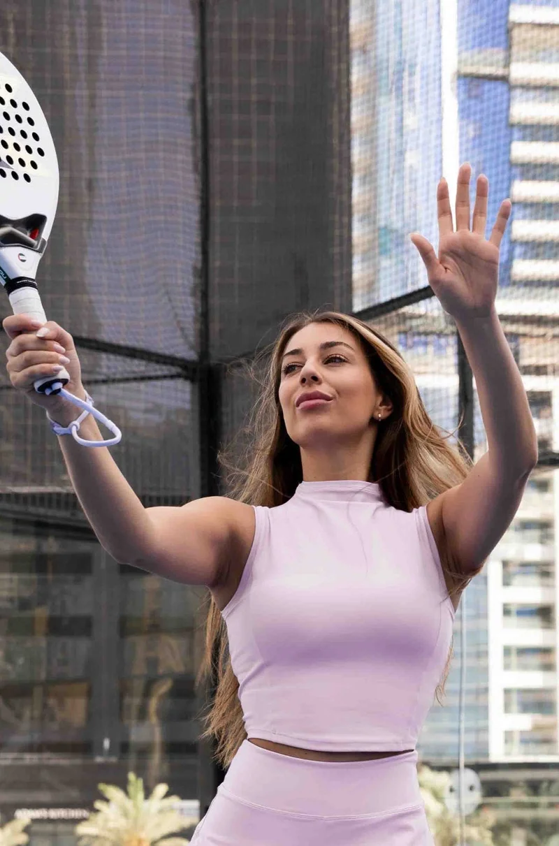 SVL SVL Swan Sway Top with Removable Pads Pink