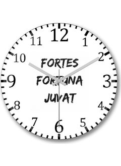 Print Shop A Sorte Favorite Os Fortes Fortes Fortuna Juvat Wall Clock Bombe
