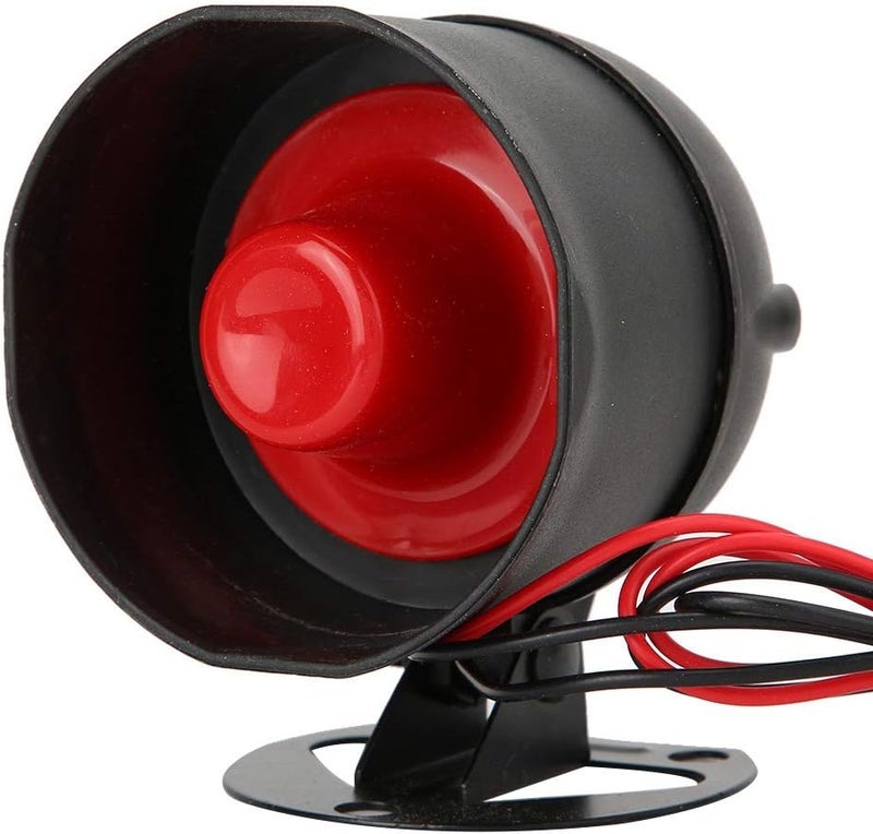 woobles DC 12V Universal Car Alarm Horn, Vehicle Vibration Anti-Theft Alarm 128dB Sound and Light Alarm Horn with Remote Control - Image 4