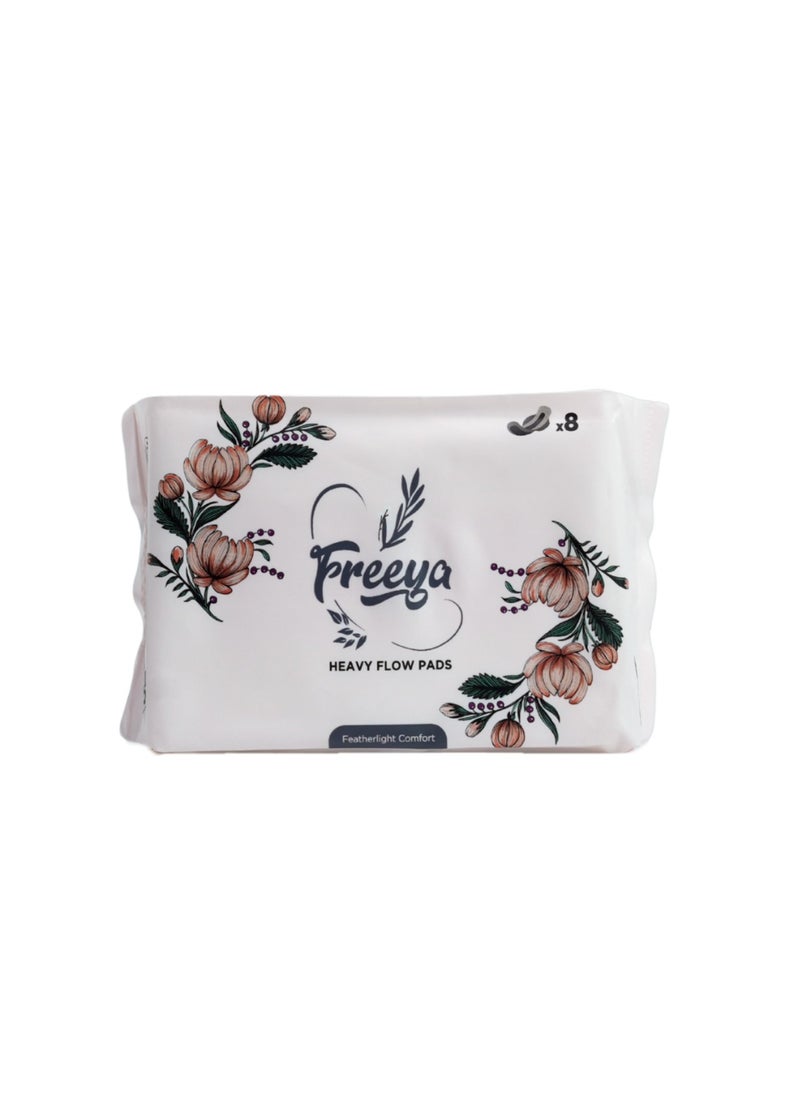 Heavy Flow Pads (8 Pads) - Heavy Flow - Cotton Ultra Absorbent Breathable Velvety Sanitary Pads Pack of 3 - pzsku/ZAD5B32084A0632E6E4A2Z/45/_/1737023216/76f7ab00-f6b9-4e8f-b9cf-2976eb443861