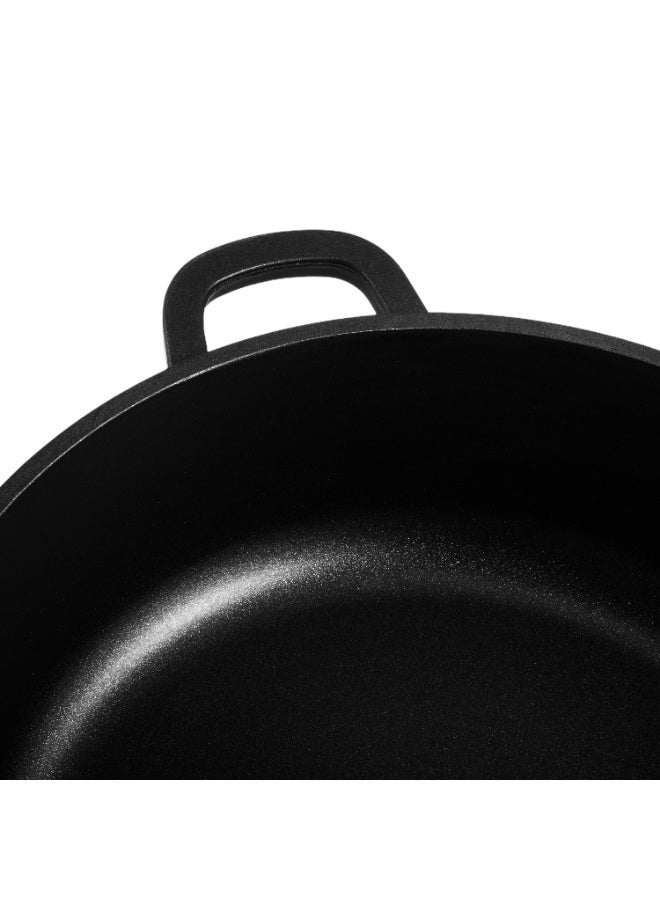 بن شيهون قدر طبخ غير لاصق 32 سم بغطاء زجاجي – توزيع حرارة متساوٍ وتنظيف سهل | Non-Stick Cooking Pot 32CM - Image 4