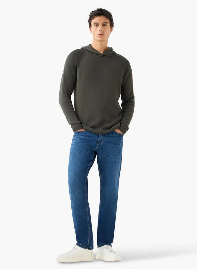 Splash FAV Men Hooded Neck Knitted Sweater