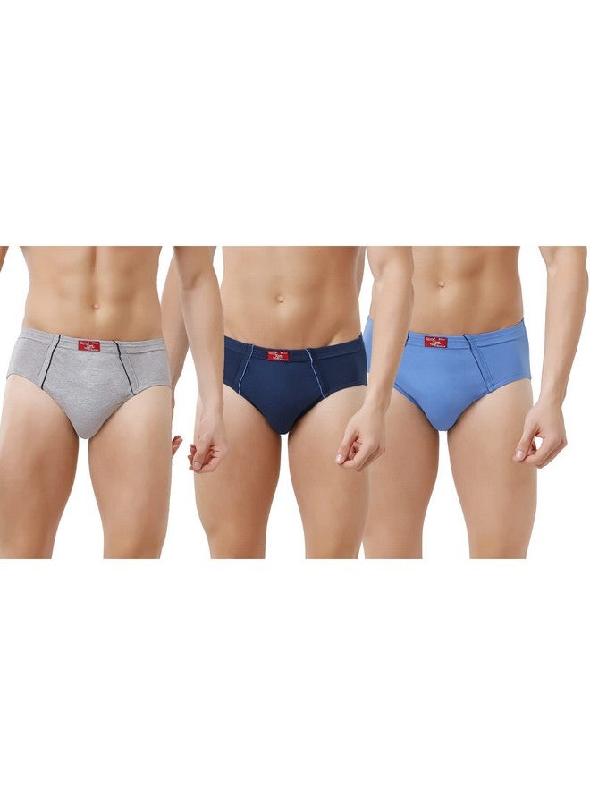 RUPA Rupa Men Cotton Briefs Pack of 3 (Obama BRF IE P3 ASST-95_Assorted_XL) - Image 3