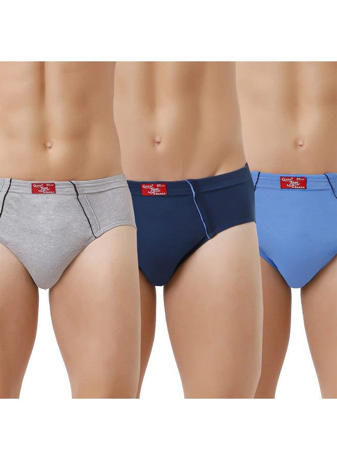 RUPA Rupa Men Cotton Briefs Pack of 3 (Obama BRF IE P3 ASST-95_Assorted_XL) - Image 4