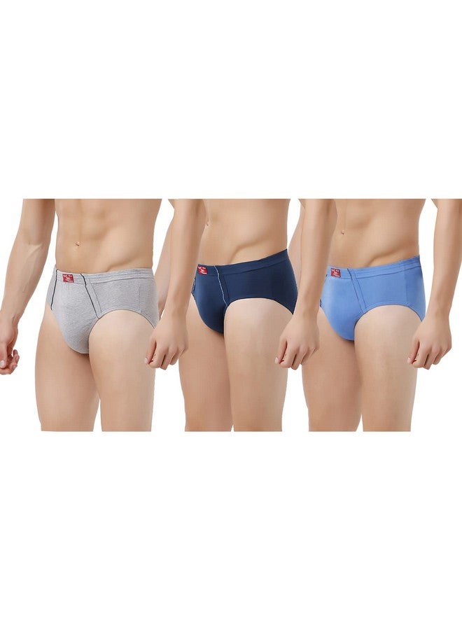 RUPA Rupa Men Cotton Briefs Pack of 3 (Obama BRF IE P3 ASST-95_Assorted_XL) - Image 2