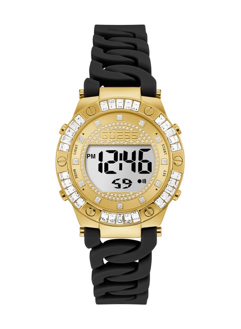 Women's Digital Round Shape Silicone Wrist Watch GW0338L1 - 38 Mm