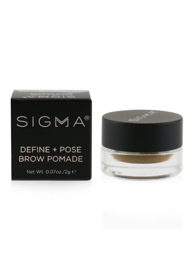 Sigma Beauty SIGMABEAUTY DEFINE+POSEBROW POMADEMEDIUM - Image 1
