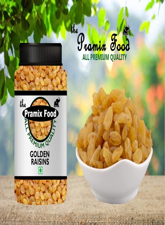 Pramix Golden Raisins, Natural & Organic Dry Fruits, Green Raisins Kismish (250gm) - Image 2