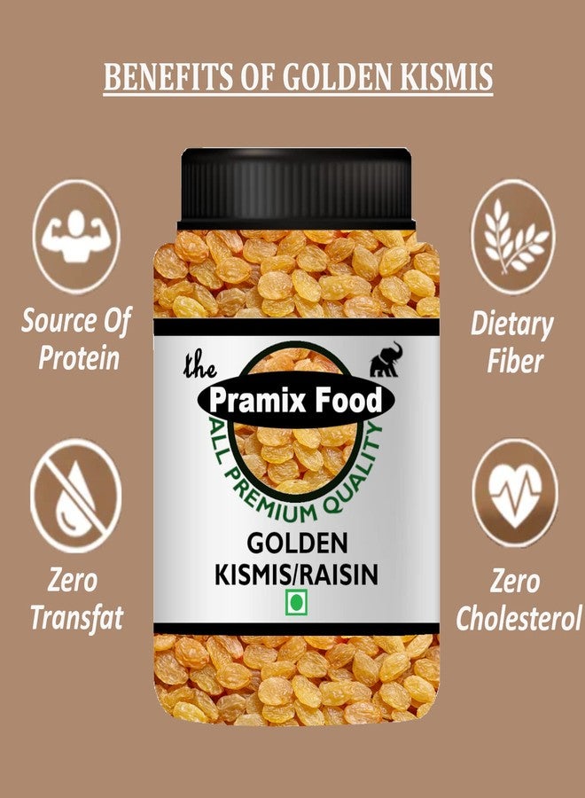 Pramix Golden Raisins, Natural & Organic Dry Fruits, Green Raisins Kismish (250gm) - Image 4