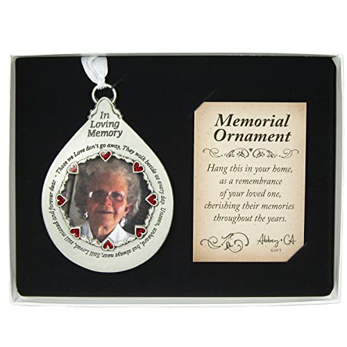 Cathedral Art Memorial Photo Frame Ornament - In Loving Memory, Memorial Christmas Ornaments, 1 1/2-Inch Photo, by Abbey & CA Gift - Image 3