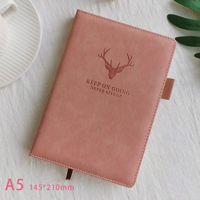 Excefore A5 Notebook Journal Hardcover Executive Diary with Premium Thick Paper, College Lined Journal, 8.3"×5.7", 360 Page, Perfect for Office Home School Business Writing Note Taking (Pink) - Image 5