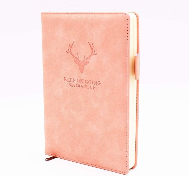 Excefore A5 Notebook Journal Hardcover Executive Diary with Premium Thick Paper, College Lined Journal, 8.3"×5.7", 360 Page, Perfect for Office Home School Business Writing Note Taking (Pink) - Image 3