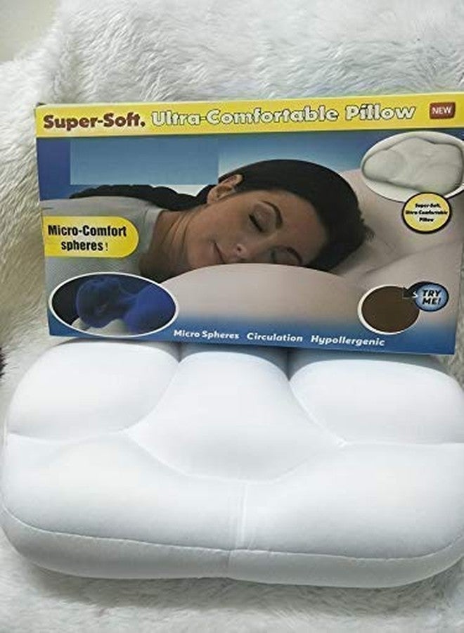 PALZ Memory Foam Neck Rest Egg Shape Pillow (White, 1 Piece) - Image 2