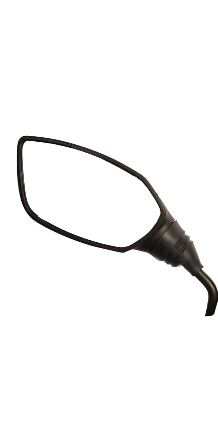 VTRUST Shatterproof Side View Glass Rear View Mirror, Compatible for TVS Ntorq 125cc (RIGHT HAND) - Image 2