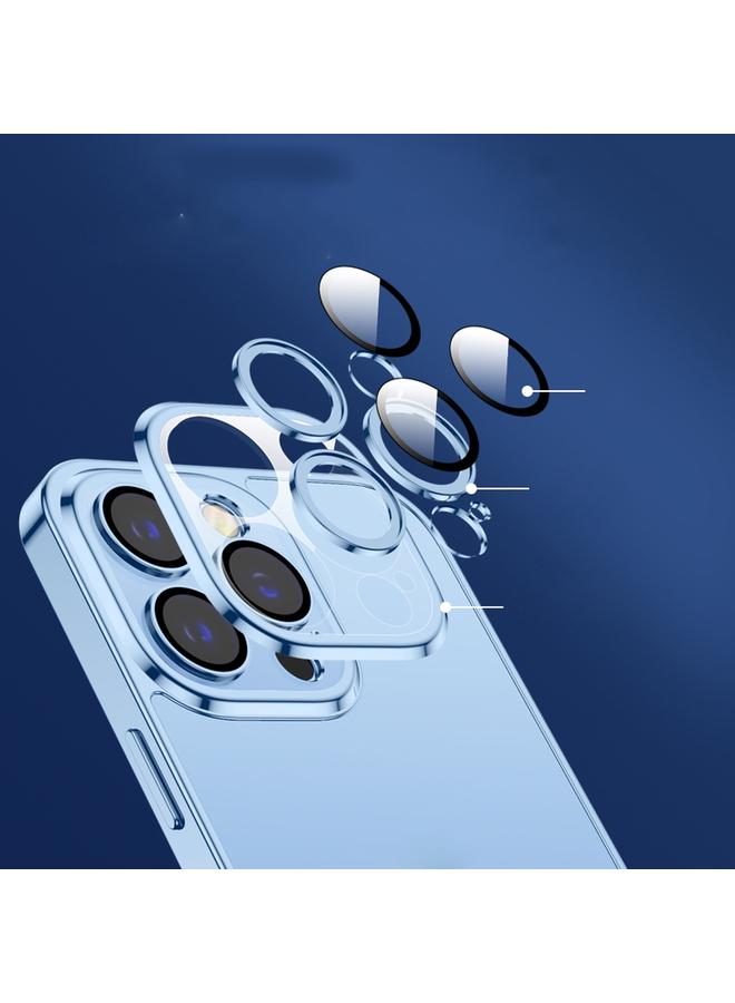 اس-توب جراب لهاتف iPhone 14 Pro Max مصنوع من الزجاج المطلي بالكهرباء مع نظارات واقية - Image 5