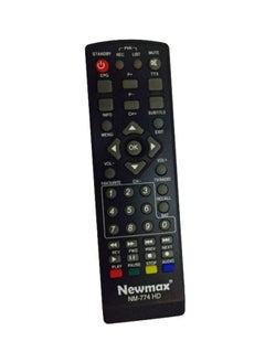 Newmax Satellite Receiver Remote Control Black Grey Red 