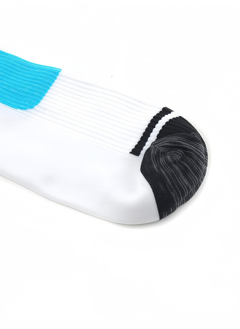 Peachjoy 3 Pack Sports Cycling Socks Colorful Anti Smell Ankle Athletic Socks for Running Hiking, Tennis, Workouts and Fitness Training, Anti-blister with Reflective Strips  - Image 4