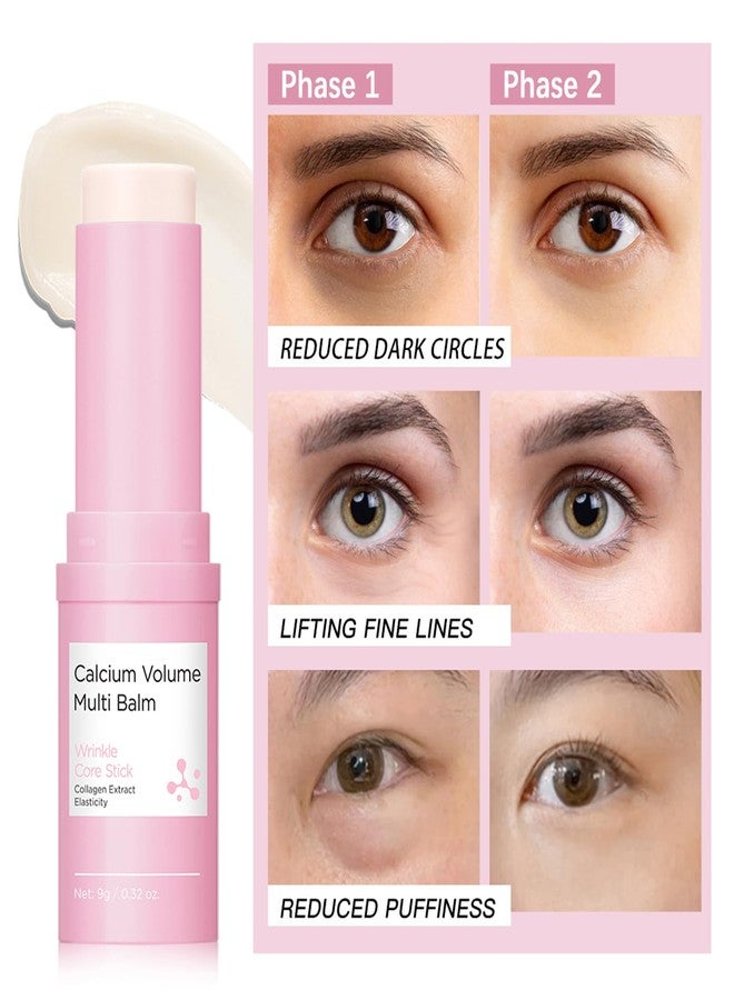 BANGFENG Cemenrete Calcium Volume Multi Balm Stick, Korean Collagen Moisturizing Glow, Hydrating & Anti-Aging Almond Vitamin E for Face, Eyes, Lips & Neck (Multi Balm Stick, 2) - Image 3
