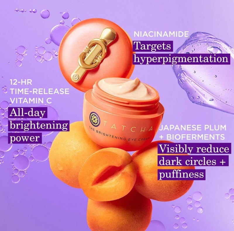 TATCHA The Brightening Eye Cream | Brightening & Dark Circle Reduction with Vitamin C for Bight, Firm Undereyes, 15 ml / 0.5 fl. oz. - Image 4