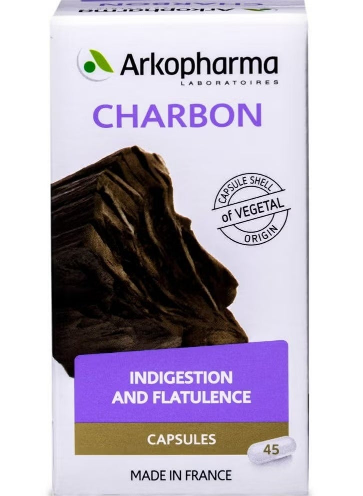 أركوفارما اركوفارما شاربون للغازات وعسر الهضم .45 كبسوله - Image 2