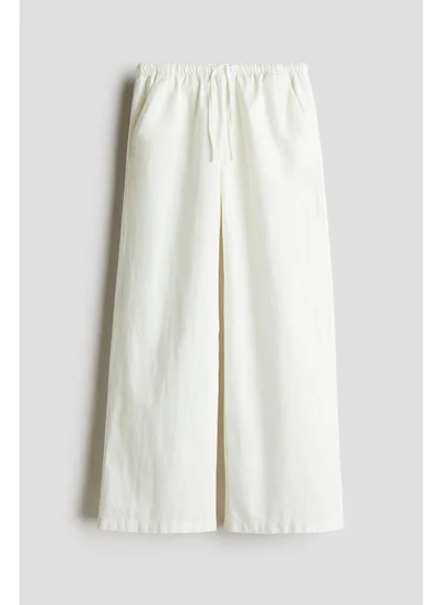 اتش اند ام Linen-blend trousers
