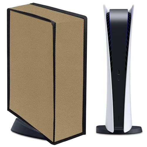 Cranique Waterproof Dust Cover for PS5 Gaming Console Digital Edition & Disc Edition PS5 (Khaki) - Image 1
