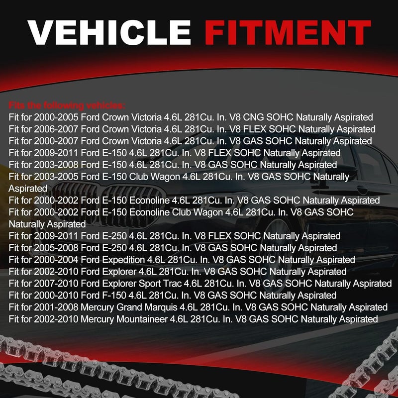 Autodevil Timing Chain Kit for Ford E-150 E-250 F-150 Expedition Explorer 4.6L Engine - Image 3