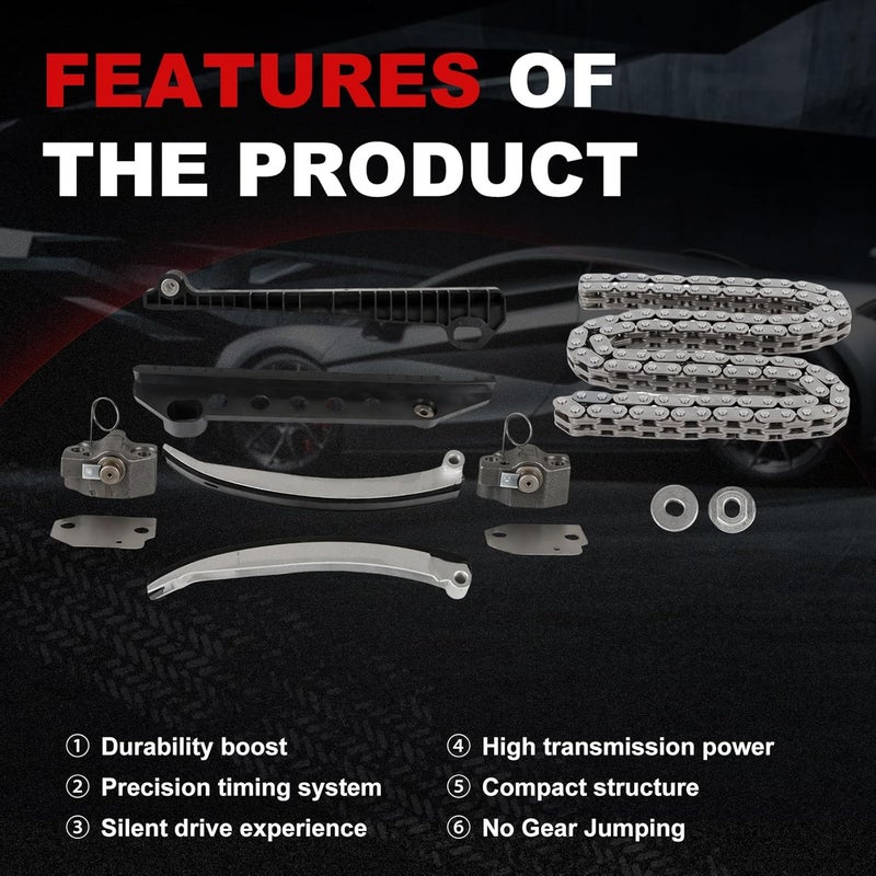 Autodevil Timing Chain Kit for Ford E-150 E-250 F-150 Expedition Explorer 4.6L Engine - Image 5