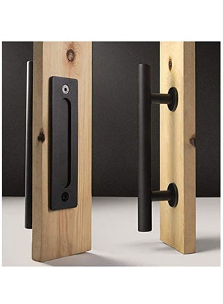 Sliding Door Handle Heavy Duty Barn Stainless Pull Hardware Set for Closet Home Black Handles - pzsku/ZAD5C76E18BEEF10C93FBZ/45/_/1701164916/32e4074c-5a3f-4c3a-af9b-a63af04954d2