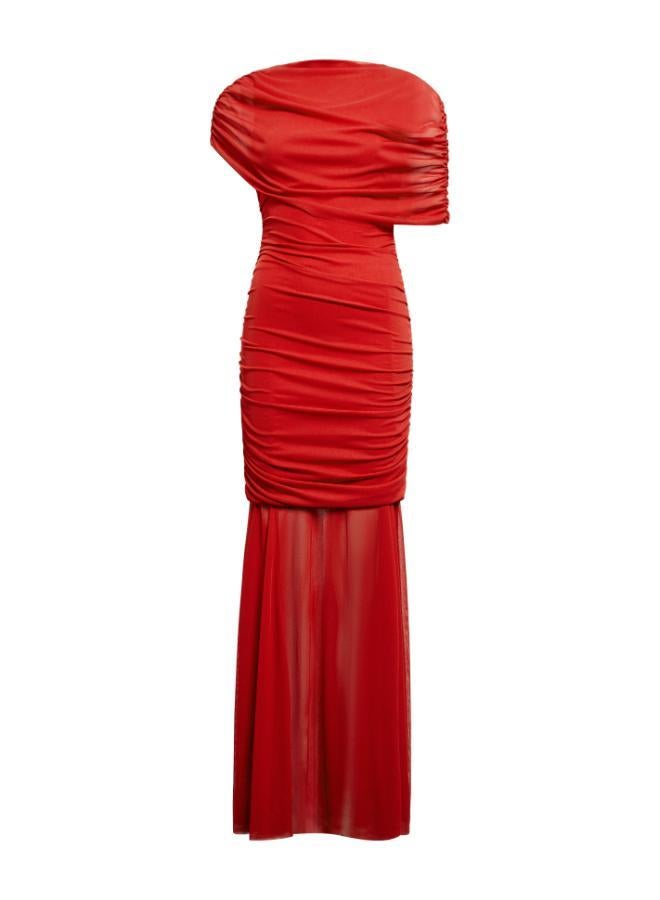 forever new Elouise Asym Cape Mesh Maxi - Image 5