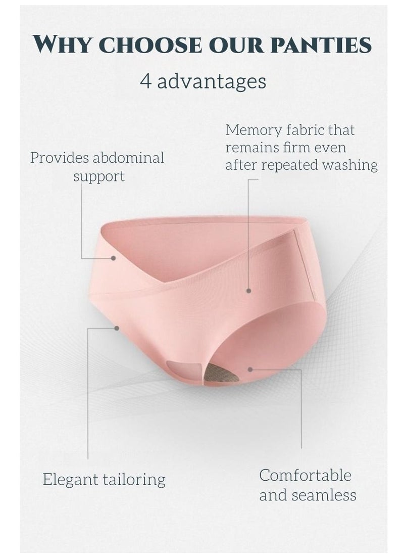 Breathable and High Elasticity Leg Briefs for Pregnancy Lycra Fabric